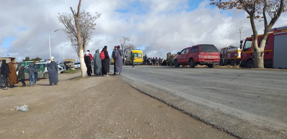 قتيلان و 10 جرحى في حادث مرور بسعيدة