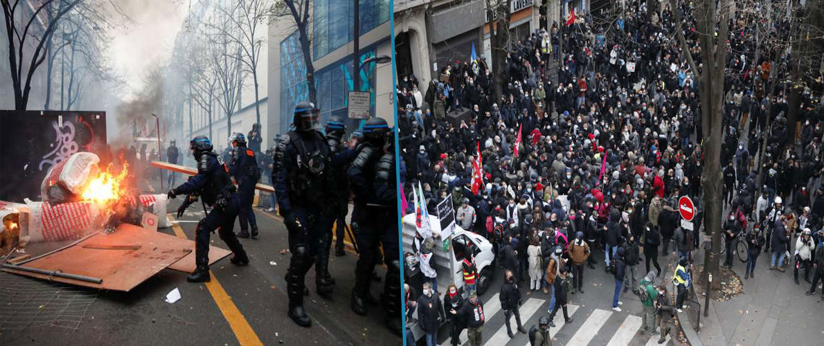 أعمال شغب في باريس