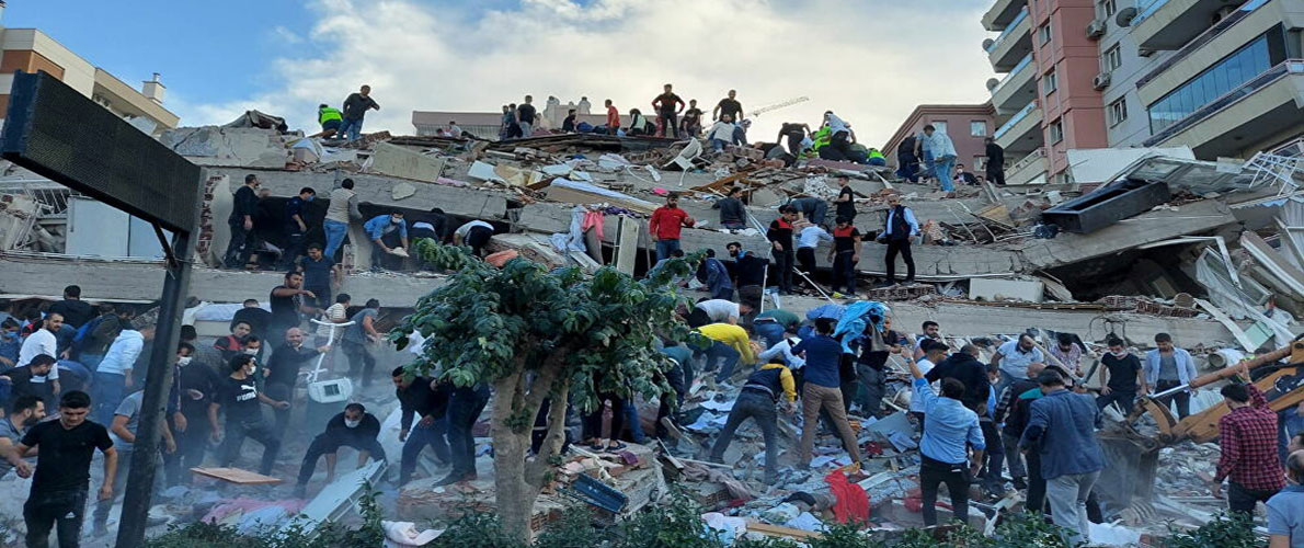 ارتفاع حصيلة قتلى زلزال إزمير التركية