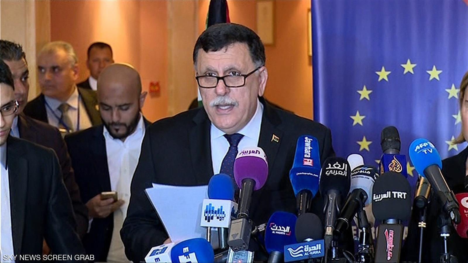 ليبيا: حكومة الوفاق تعلن وقف إطلاق النار وتدعو لانتخابات