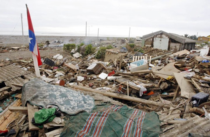 زلزال عنيف يضرب الشيلي