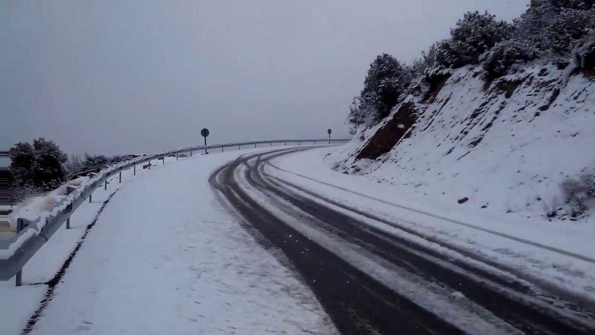 تساقط الثلوج على هذه المرتفعات