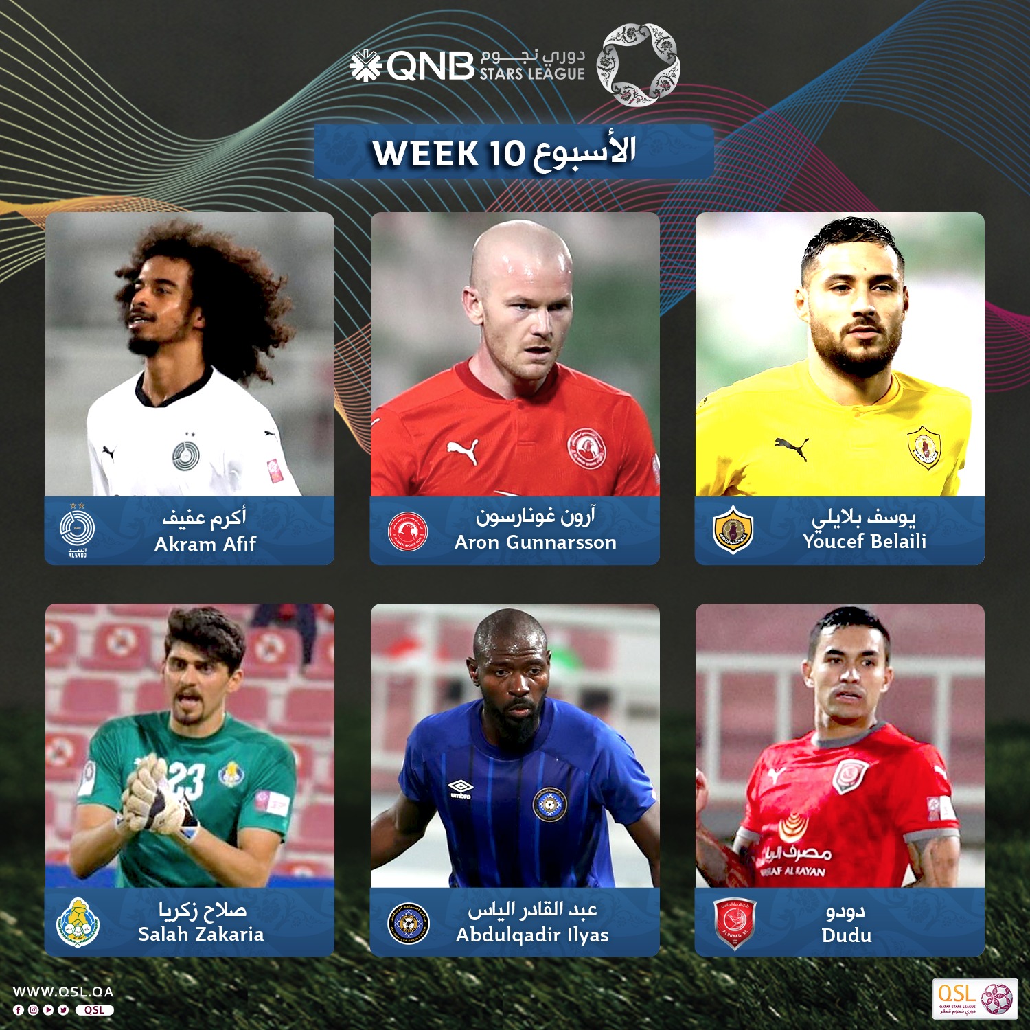 بلايلي الأفضل في قطر هذا الأسبوع