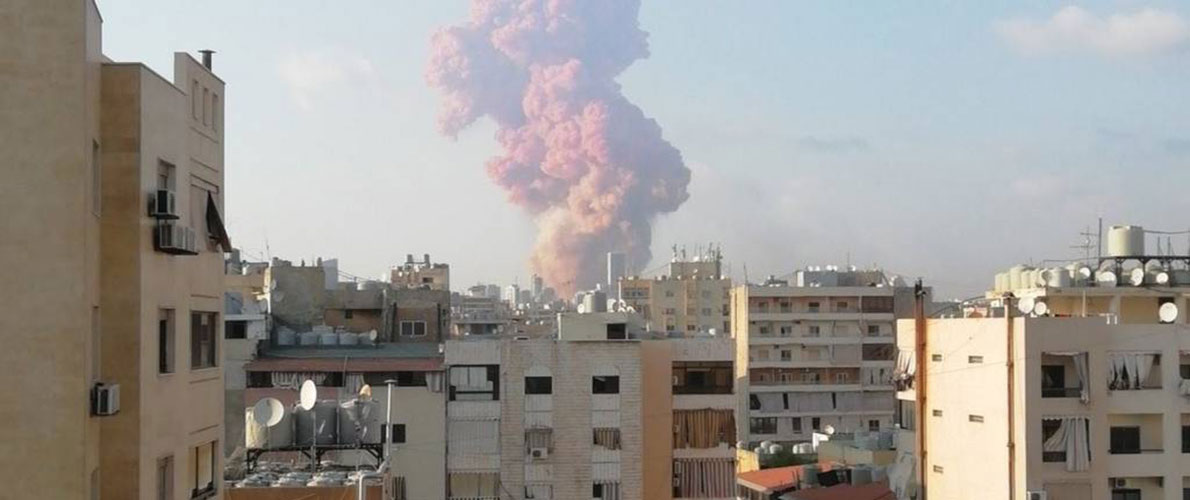 الكيان الصهيوني ينفي مسؤوليته عن انفجار بيروت