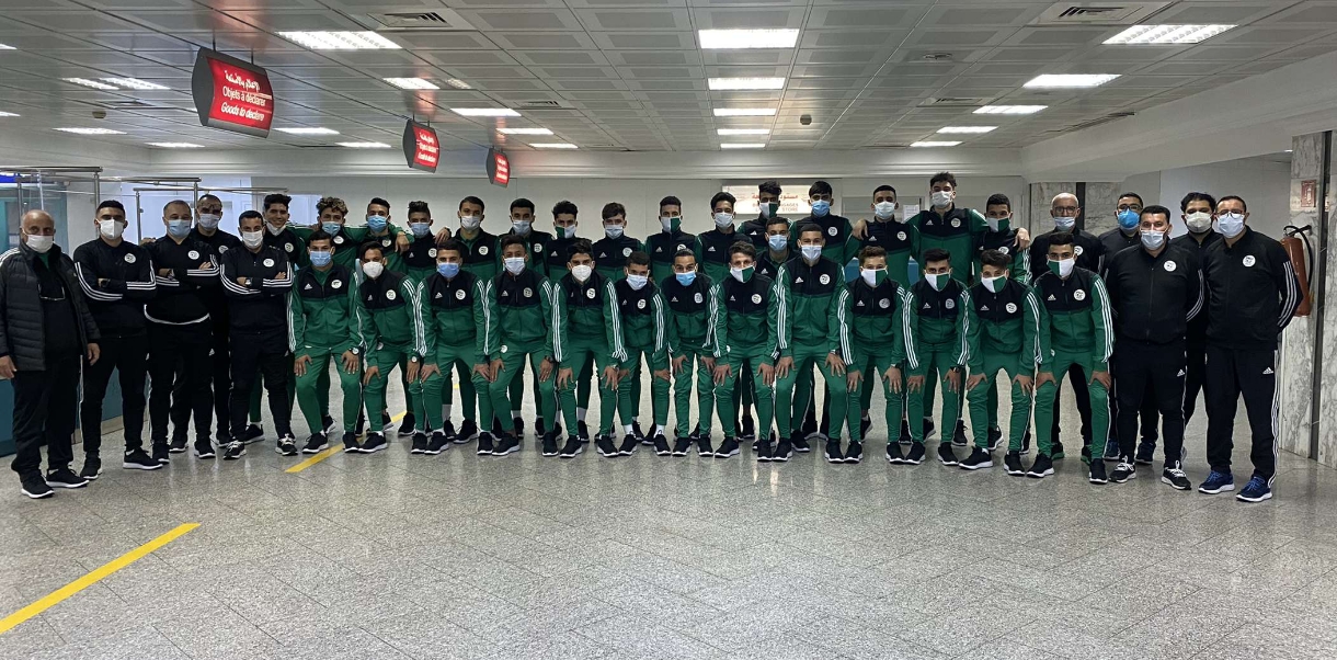 وصول المنتخب الوطني لأقل من 20 سنة إلى تونس