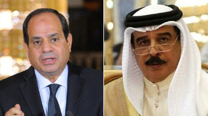 السيسي يهنئ ملك البحرين على قرار تطبيع العلاقات مع إسرائيل
