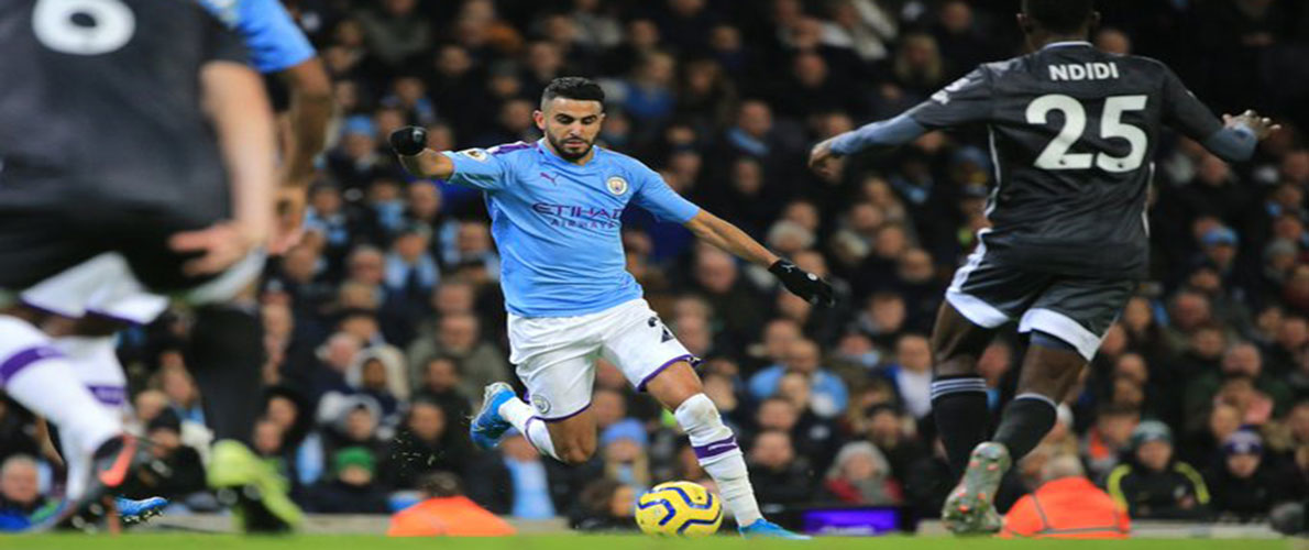 رياض محرز مرشح لجائزة أفضل لاعب في السيتي 