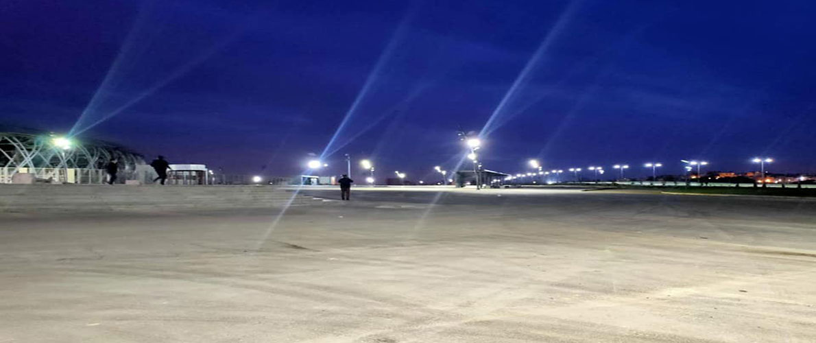 ملعب وهران: أشغال الإنارة توشك على النهاية 