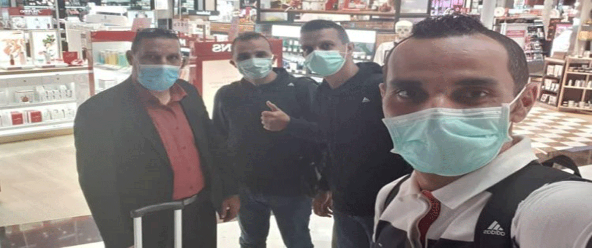 طاقم تحكيم جزائري في الحجر بالقاهرة