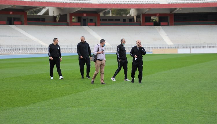 بلماضي يتفقد ملعب 5 جويلية