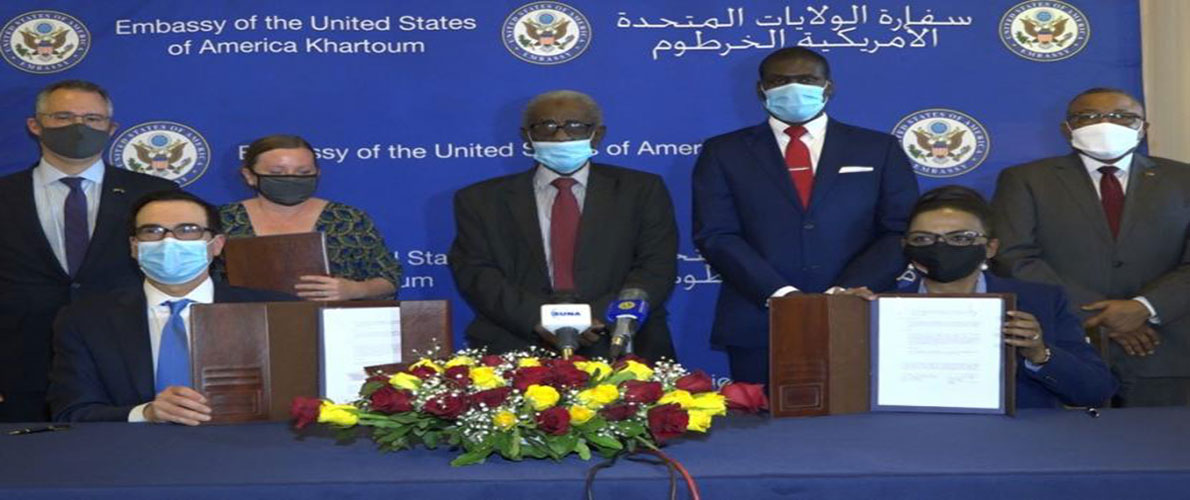 السودان يوقع رسميا اتفاق التطبيع