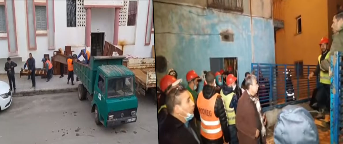 ترحيل 43 عائلة من 